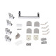 Qtap Душова кабіна Scorpio CRM10995-AC6 90х90 см, скло Clear 6 мм, CalcLess, без піддону (SCOCRM10995AC6)