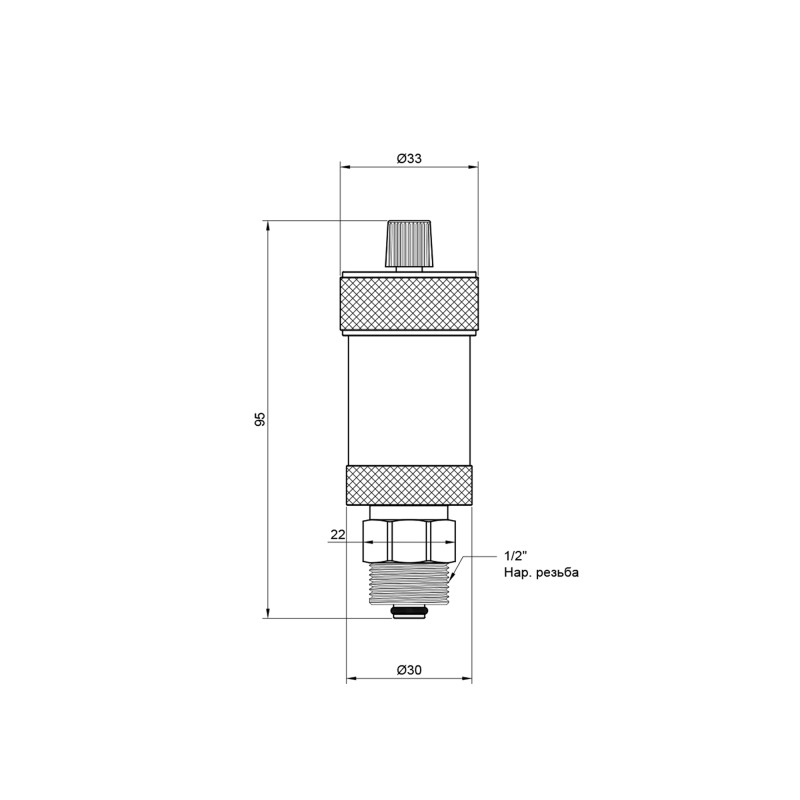 SD Plus Повітровідвідник автоматичний SD28115