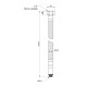 SD Plus Гнучка підводка для води М10 150 см (пара) SD396W150
