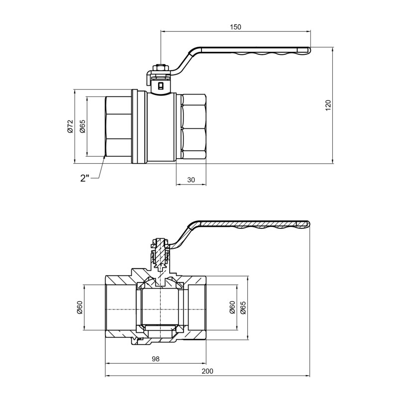 SD Plus Кран кульовий 2