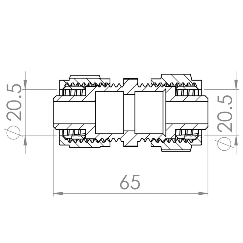 SD Forte Муфта обтискна 20 SF170W2020