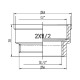 SD Forte Муфта редукційна 2