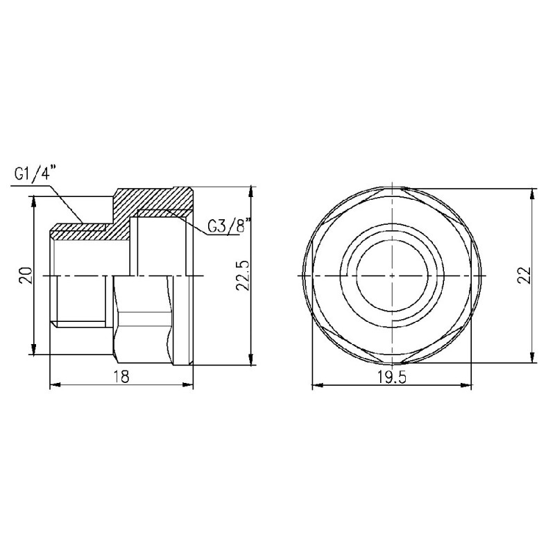 SD Forte Перехід 3/8