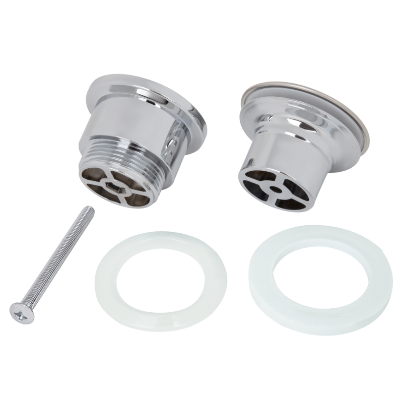 SLAT сифон SHV-7101 донний клапан 1 1/4 CHROME SLAT універсал., пластик (блістер) {50} (SHV-7101)