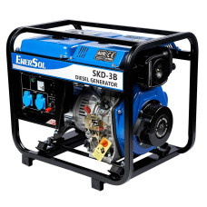 Генератор дизельний EnerSol SKD-3B, 230В, 2.8/3кВт, ручний стартер, 85кг, SKD-3B