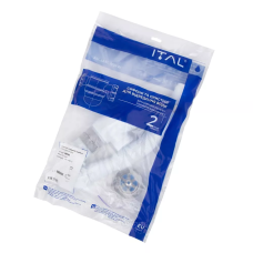 ITAL сифон К1010 кухня 1 1/2*40, різьб. випуск, гофротруба 40*40/50 {40} (SME14010043)