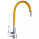 WEZER Змішувач для кухні SOP4-R045-YELLOW з гнучким виливом, жовтий