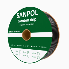 SANPOL стрічка Стрічка Garden Drip емітерна 8 mil 20см 1.38 л/год. {1000} (SP-TR-GD-1000-20-8-138)