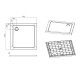 ShowerPad піддон квадратний 90*90*3,5см