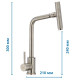 Кухонний змішувач з поворотним аератором MIXXUS SUS 017 (SS0009)