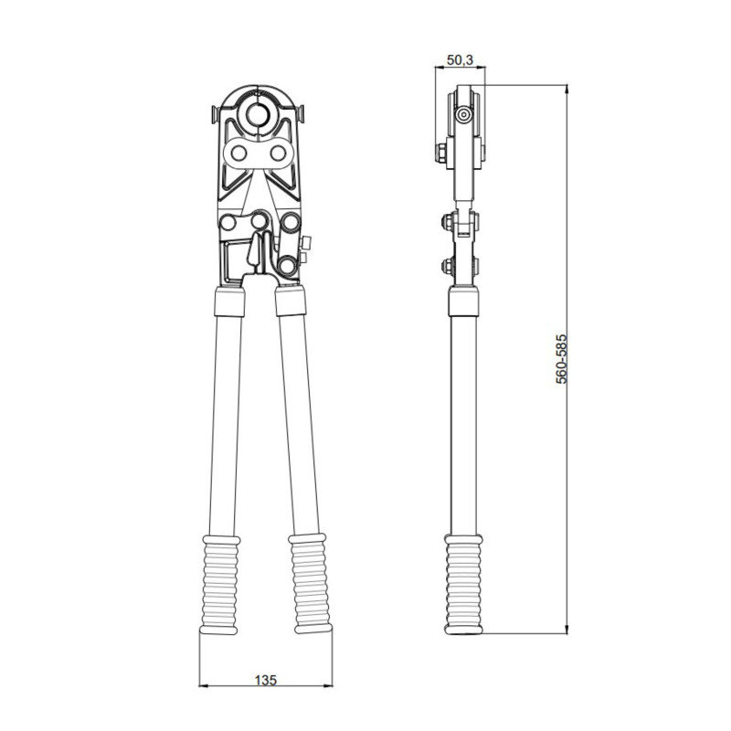 Інструмент для прес-фітинга Thermo Alliance d16-32 ручний STD-402 SD00054377
