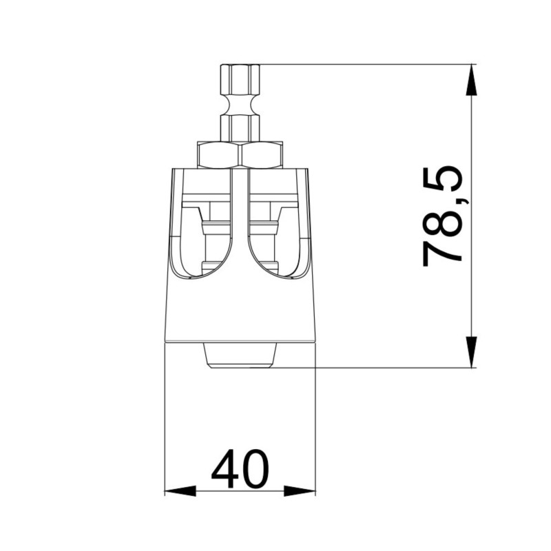 Насадка для зняття фаски та калібрування Thermo Alliance м/п труби d26 STD-407 SD00054381