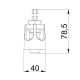 Насадка для зняття фаски та калібрування Thermo Alliance м/п труби d26 STD-407 SD00054381