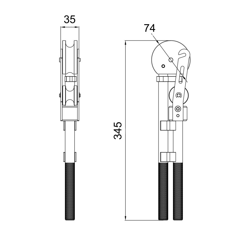 Трубогиб важільний для м/п труб Thermo Alliance d16 STD-40916 SD00054396