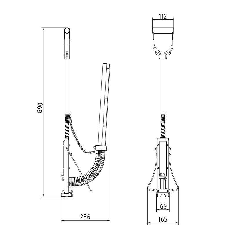 Такер для фіксації труб (пластик) STD-410Р Thermo Alliance SD00055979