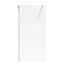 Qtap Душова перегородка Walk-In Standard CRM201.C8 100х190 см, скло Clear 8 мм, покриття CalcLess