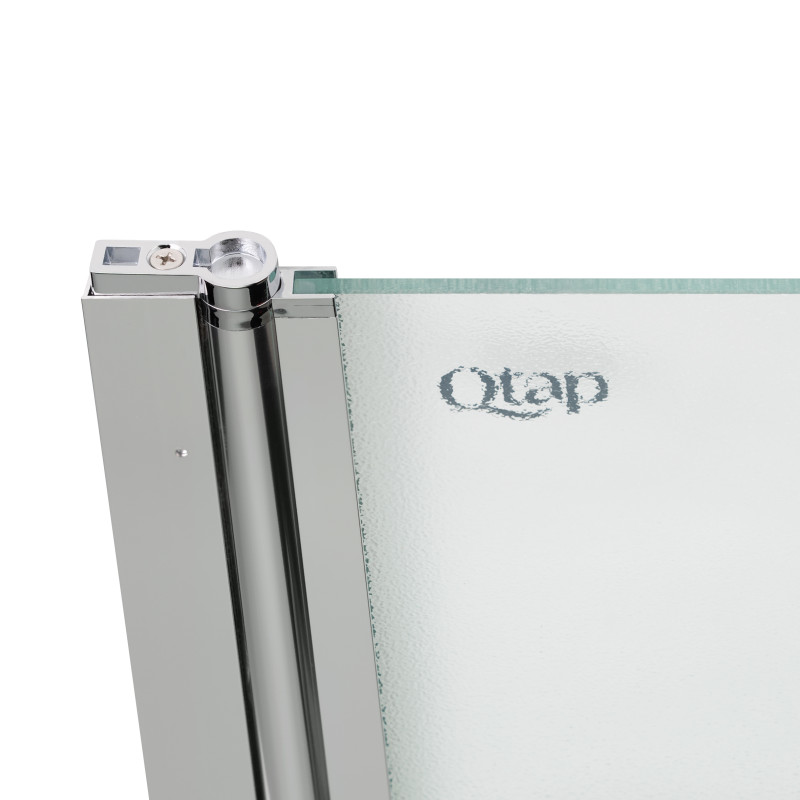 Qtap Штора на ванну Standard CRM407513APL скло Pear 6 мм, 75х130 см, ліва