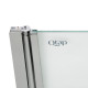 Qtap Штора на ванну Standard CRM407513APL скло Pear 6 мм, 75х130 см, ліва