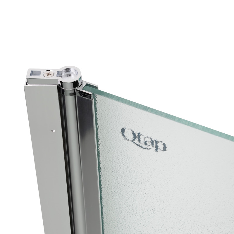 Qtap Штора на ванну Standard CRM407513APL скло Pear 6 мм, 75х130 см, ліва