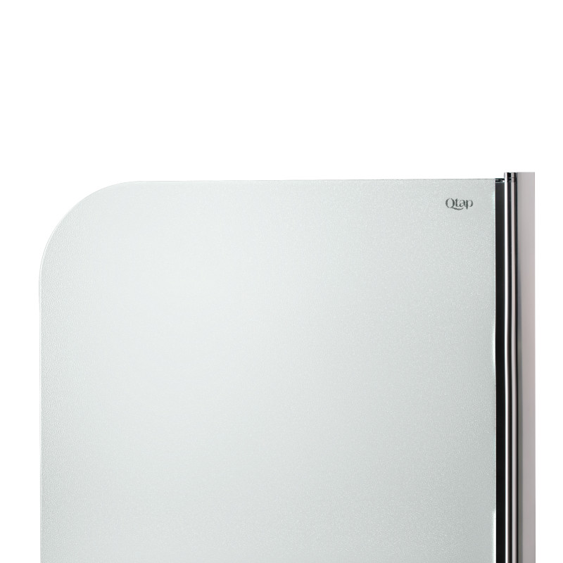 Qtap Штора на ванну Standard CRM407513APR скло Pear 6 мм, 75х130 см, права