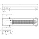 Carrera Внутрішньопідлоговий конвектор S Inox 230х2500х90 (S_I_23/250/09)