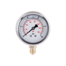 Манометр із гліцерином Thermo Alliancе Forte 10 бар, 1/4
