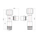 Кран кутовий Thermo Alliance Forte 1/2