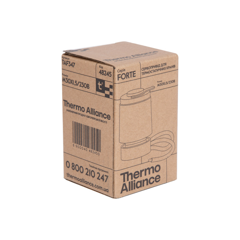 Thermo Alliance Forte Сервопривід 230В, M30x1,5, для термостат. кранів TAF347 SD00054369