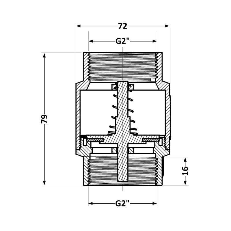 Зворотний клапан Thermo Alliance Standart 2