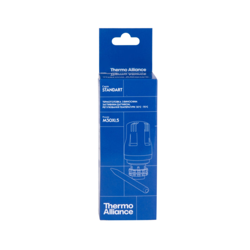 Термоголовка Thermo Alliance Standart М30х1,5 (30-70℃) з виносним датчиком TAS34170 SD00053538
