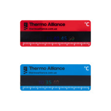 Комплект наклейок з термометром Standart для колектора (червона+синя) TAS342RB Thermo Alliance SD00054803