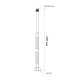 Шланг для підключення змішувача Thermo Alliance Standart (пара) 40 см NYLON M10x1/2