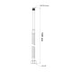 Шланг для підключення змішувача Thermo Alliance Standart (пара) 50 см NYLON M10x1/2