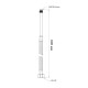 Шланг для підключення змішувача Thermo Alliance Standart (пара) 80 см NYLON M10x1/2