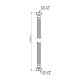 Шланг для води Thermo Alliance Standart 120 см NYLON 1/2