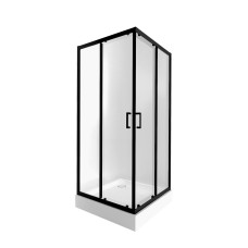 Qtap Набір душова кабіна Taurus BLA1099SC6 Clear 2020x900x900 мм + піддон Tern 309912C 90x90x12 см з сифоном