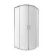 Qtap Душова кабіна Taurus CRM1011AC6 100х100 см, скло Clear 6 мм покриття CalcLess, без піддону (TAUCRM1011AC6)