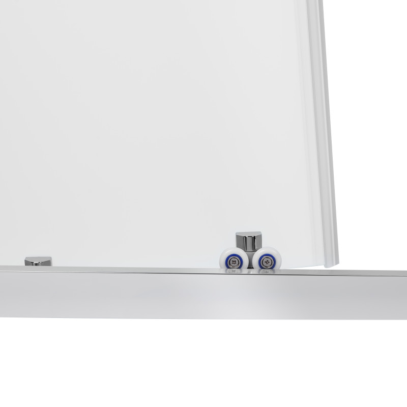 Qtap Душова кабіна Taurus CRM1011SC6 100x100 см, скло Clear 6 мм, покриття CalcLess без піддона