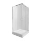 Набор Qtap душевая кабина Taurus CRM1011SC6 Clear 100х100 см + поддон Tern 301112 SD00045637