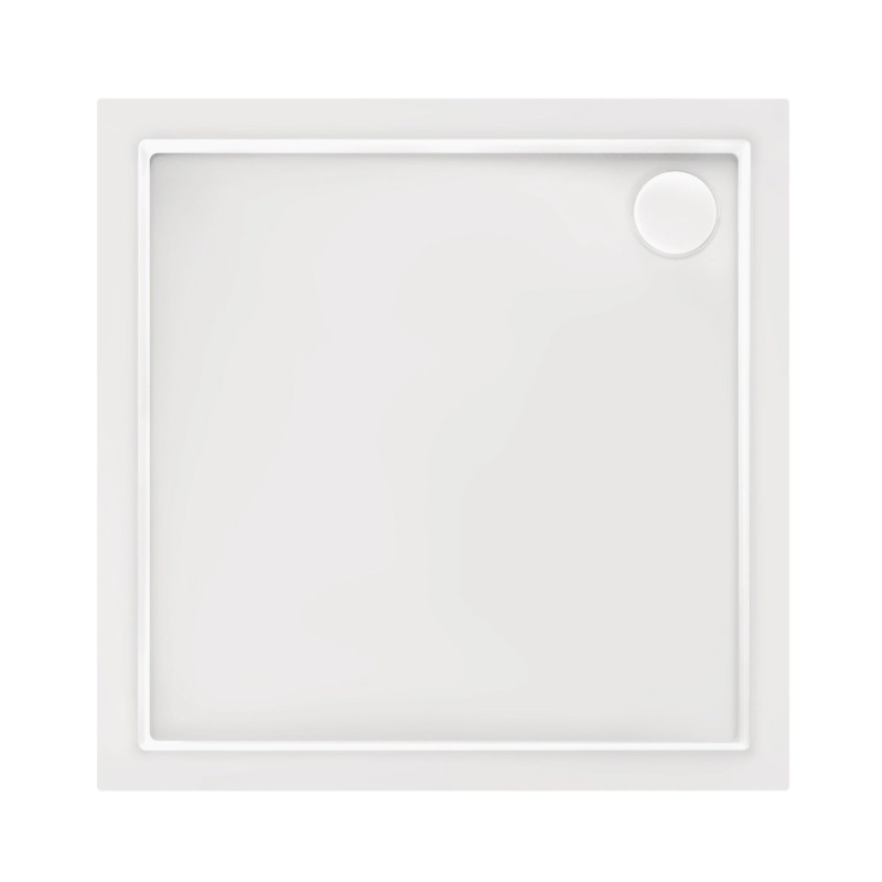 Набор Qtap душевая кабина Taurus CRM1011SC6 Clear 100х100 см + поддон Tern 301112 SD00045637
