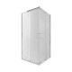 Qtap Душова кабіна Taurus CRM1099SC6 90х90 см, скло Clear 6 мм покриття CalcLess, без піддона, хром