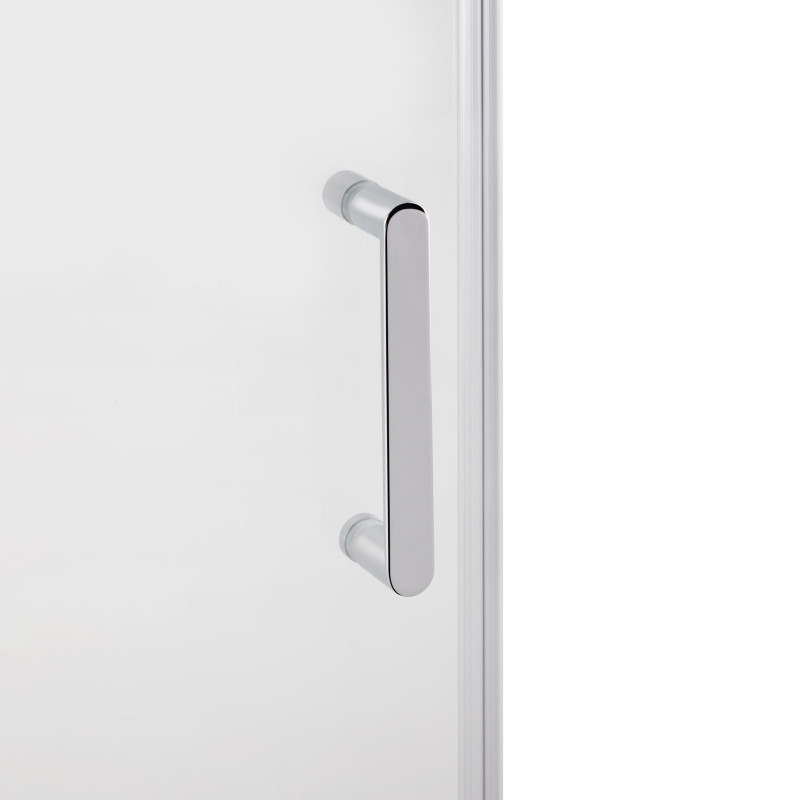 Qtap Душові двері в нішу Taurus CRM201-11.C6 97-108x185 см, скло Clear 6 мм, покриття CalcLess