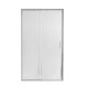 Qtap Душові двері в нішу Taurus CRM2012-13.C6 120-130x185 см, скло Clear 6 мм, покриття CalcLess