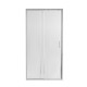 Qtap Душові двері в нішу Taurus CRM209-1.C6 90-100x185 см, скло Clear 6 мм, покриття CalcLess