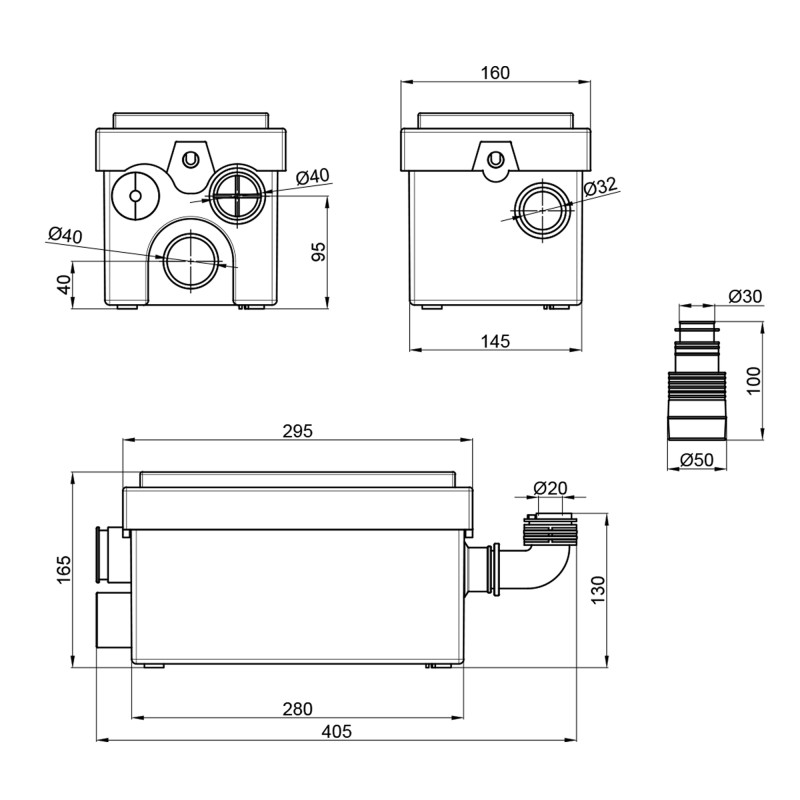 Каналізаційна установка Thermo Alliance WL250 0,2 кВт SD00046714