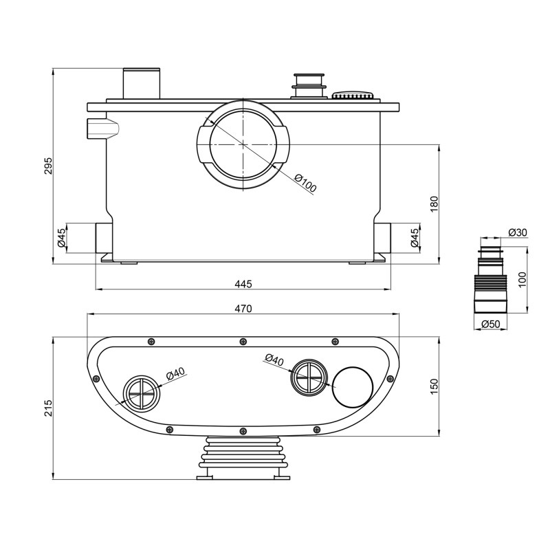 Каналізаційна установка Thermo Alliance WL400-I 0,4 кВт SD00046715