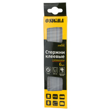 SIGMA Стрижні клейові Ø8×200мм 6шт (запах троянди) (2705341)