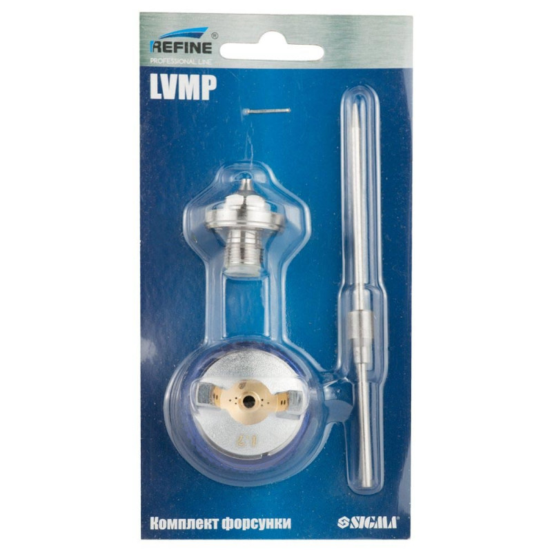 REFINE Комплект форсунки LVMP Ø1.7 мм для 6814151, 6814161 (6817561)