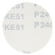SIGMA Шліфувальний круг без отворів Ø75мм P240 (10шт) (9120711)