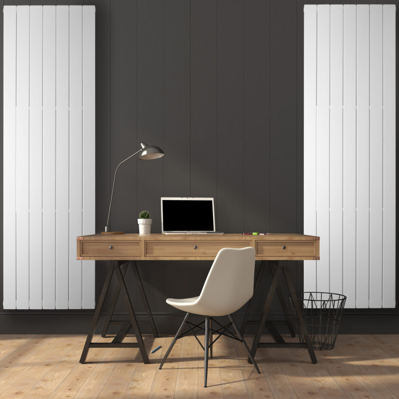 Betatherm Дизайнерский вертикальный радиатор Terra1800мм/490мм (TV 180-49 9016M 99)